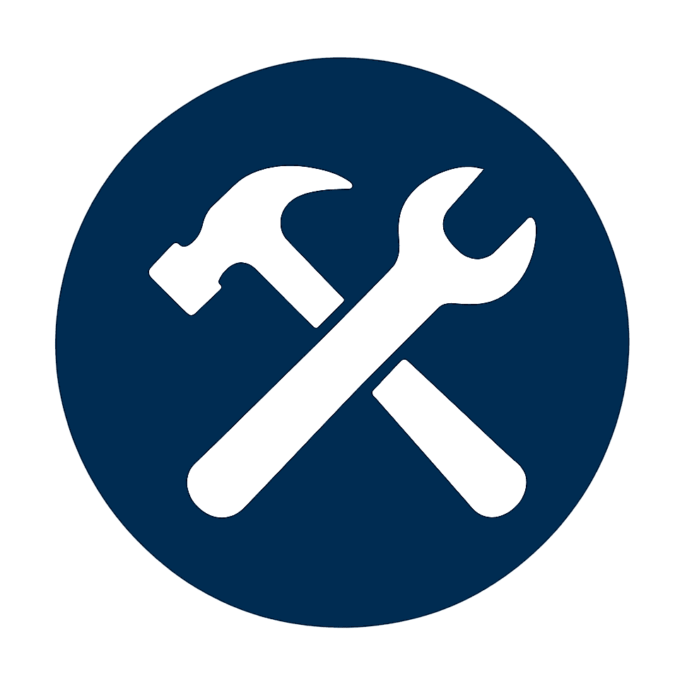 Wrench and Hammer icon - leads to services page
