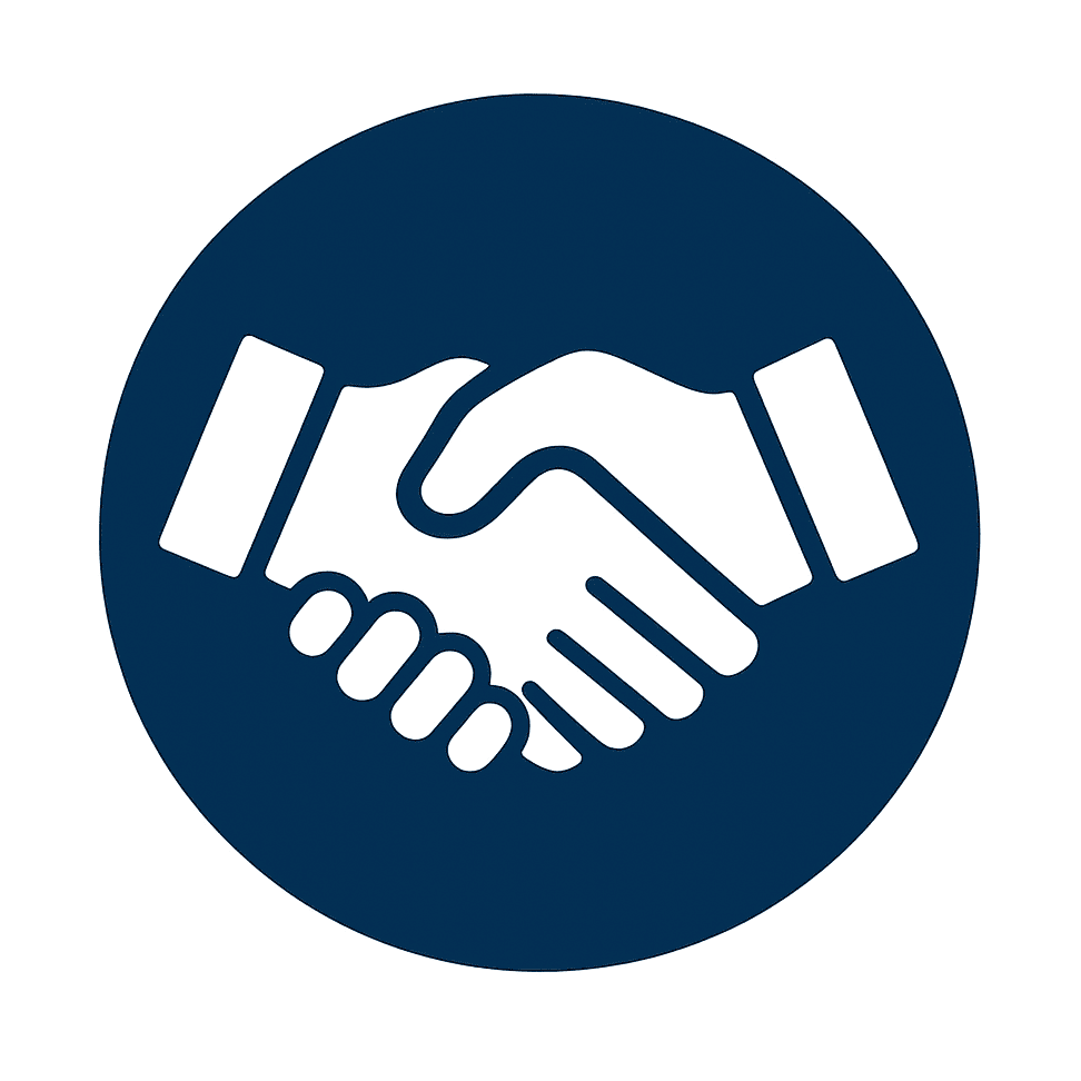 handshake icon representing integrity